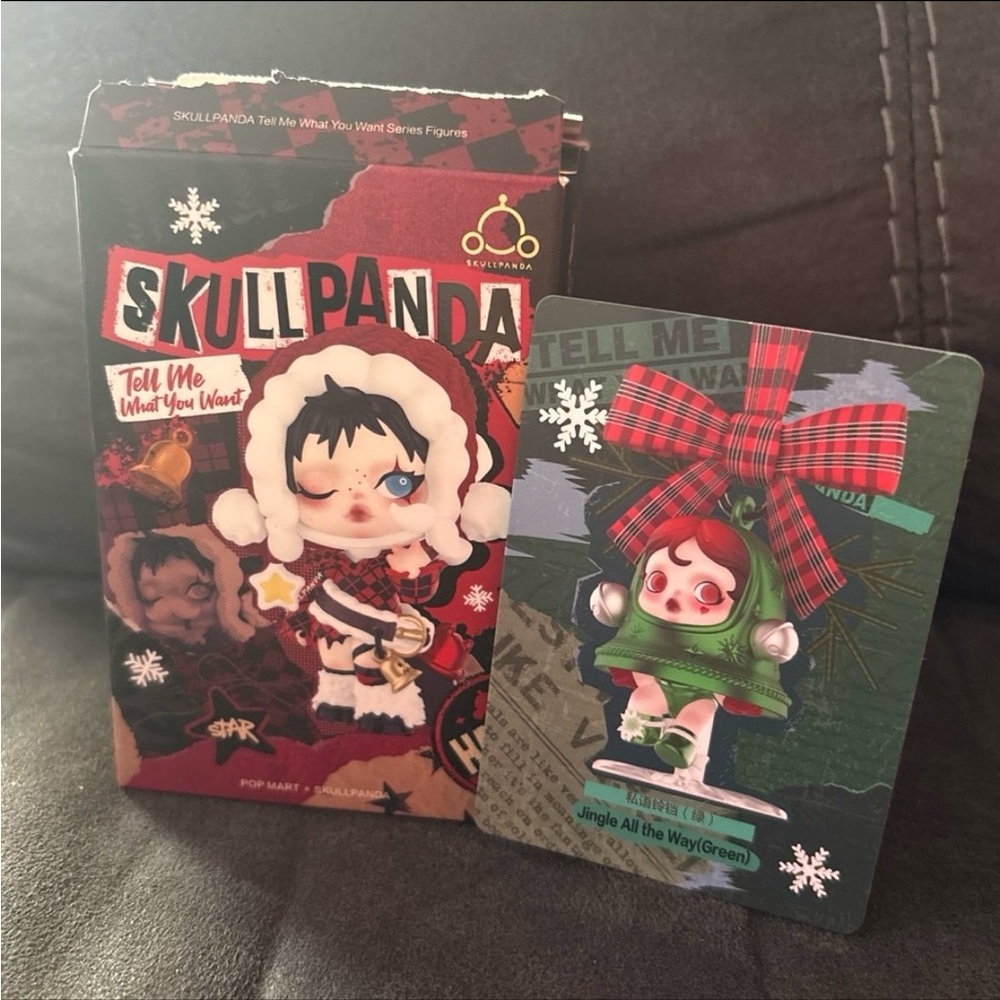 Pop Mart Skullpanda Tell Me What You Want  - Jingle All The Way